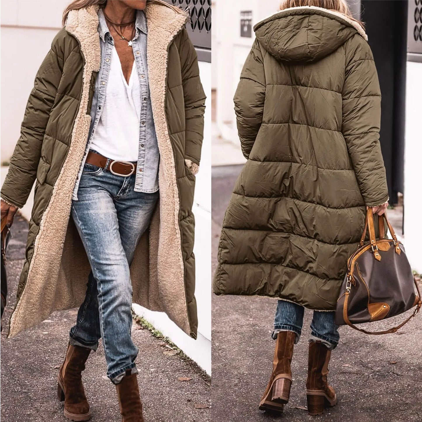 Erhöhen Sie Ihren Winterstil mit diesem Wendemantel