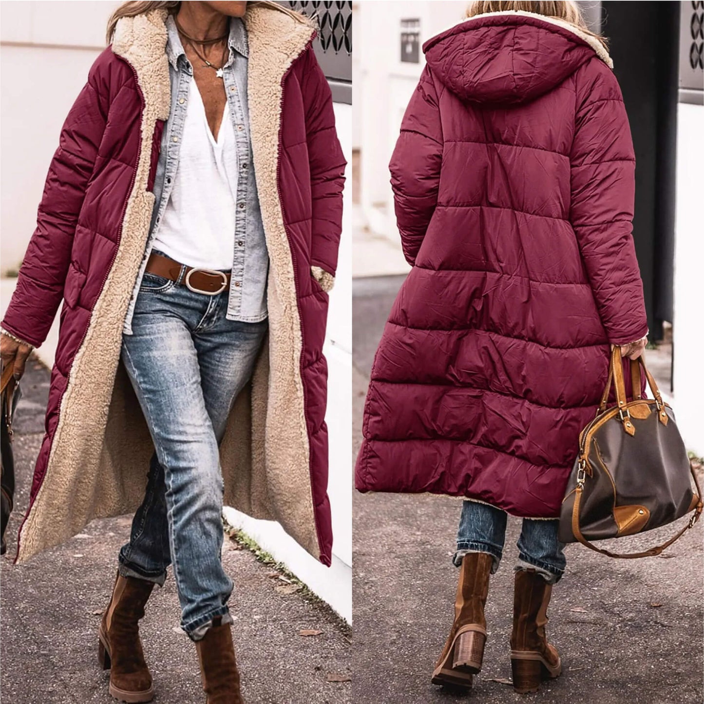 Erhöhen Sie Ihren Winterstil mit diesem Wendemantel