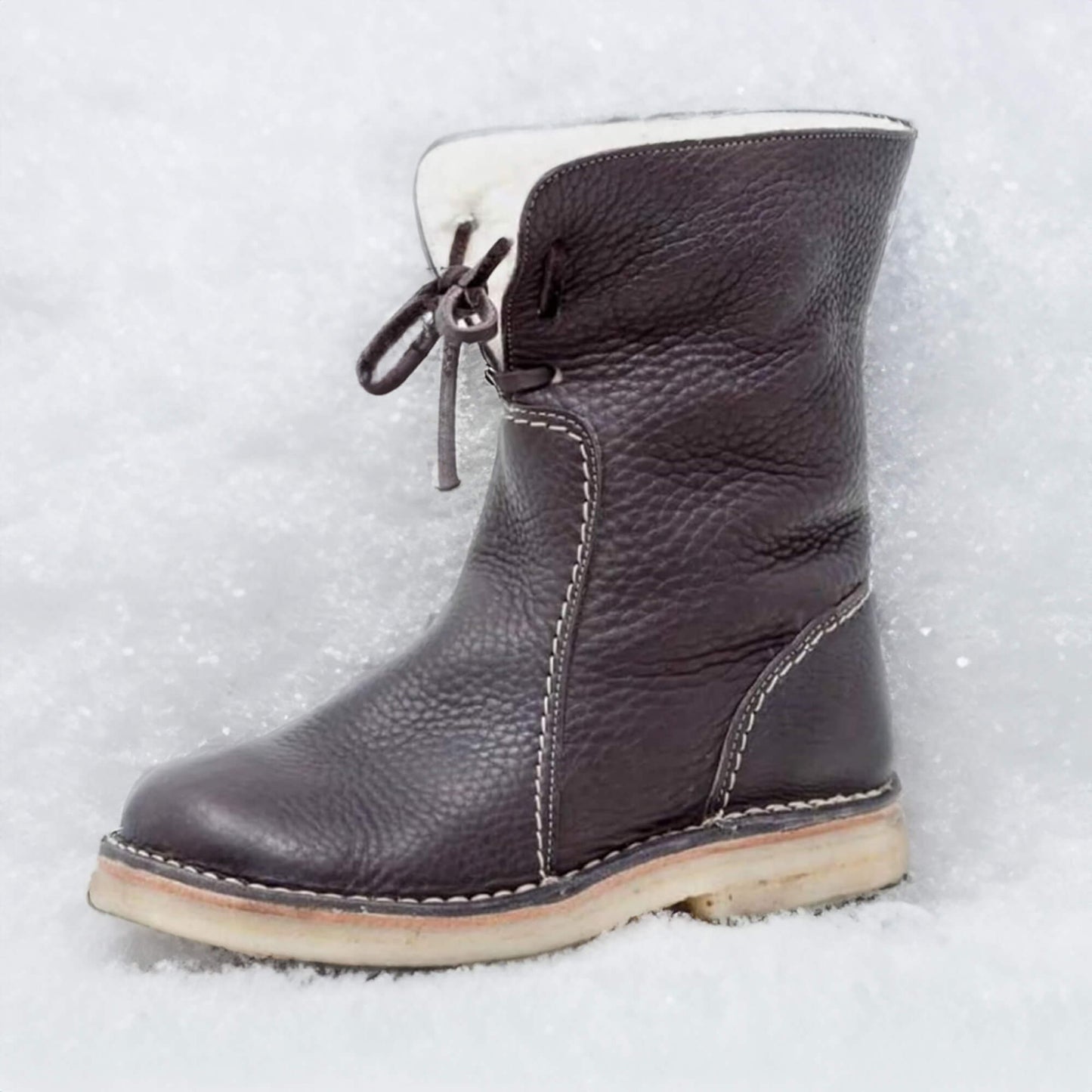 Wasserdichte Stiefel mit Wollfutter