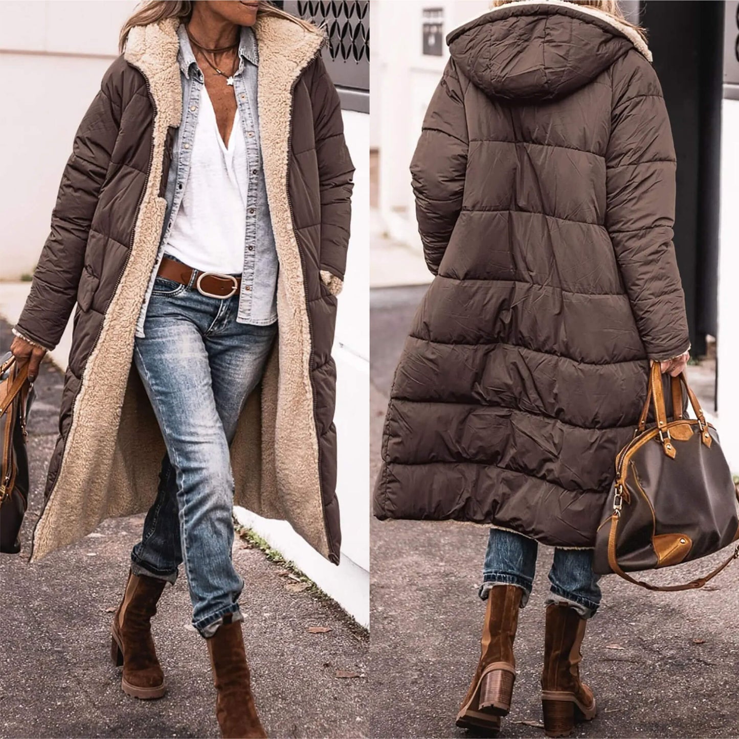 Erhöhen Sie Ihren Winterstil mit diesem Wendemantel