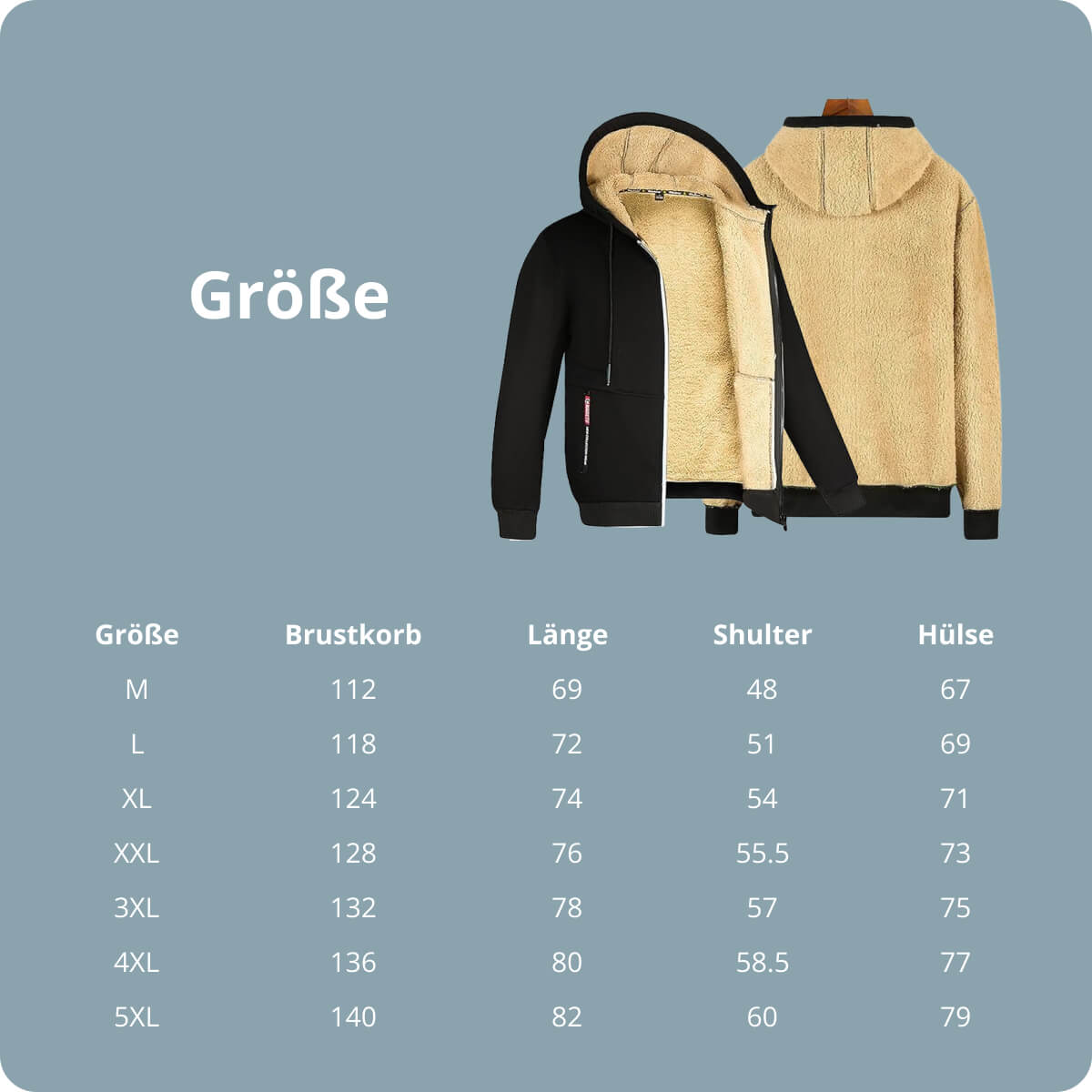 Lässige Winterjacke mit Kapuze - Bleiben Sie warm mit Stil!