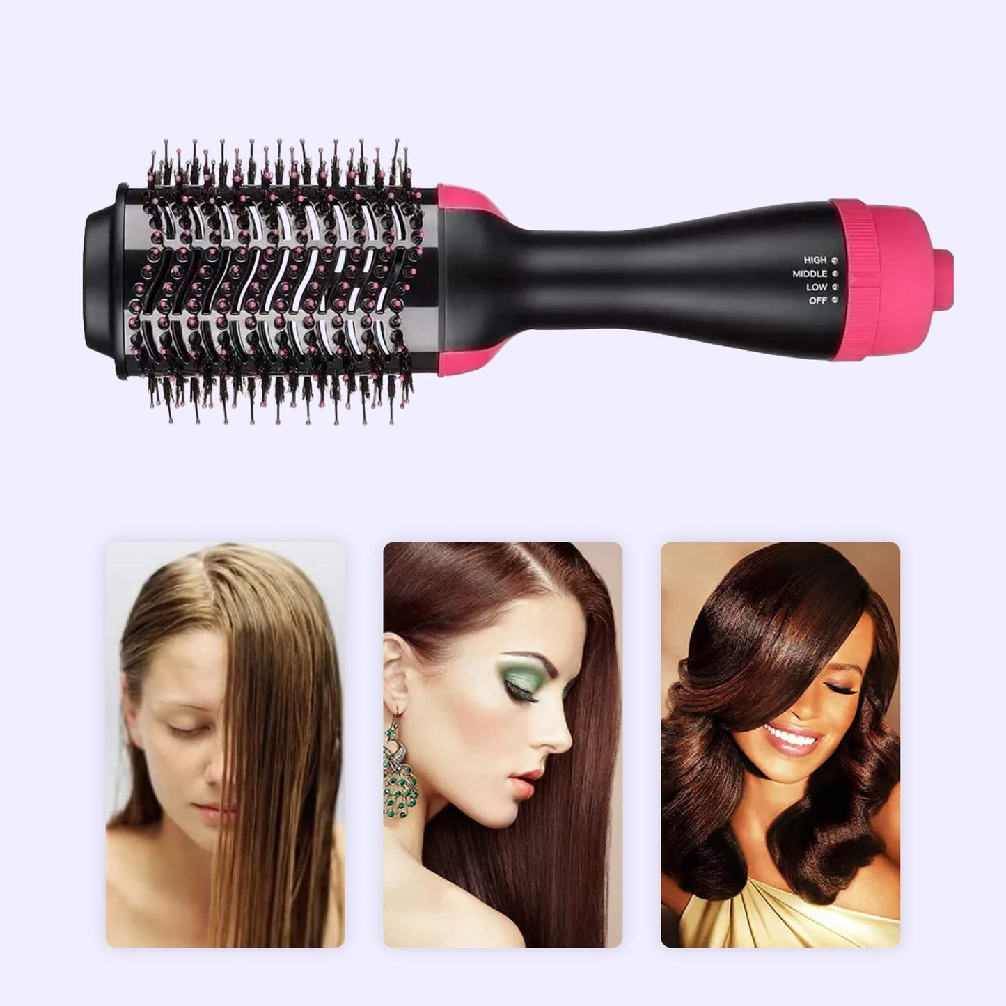 3-in-1 Luftstyler für Perfektes Haarstyling