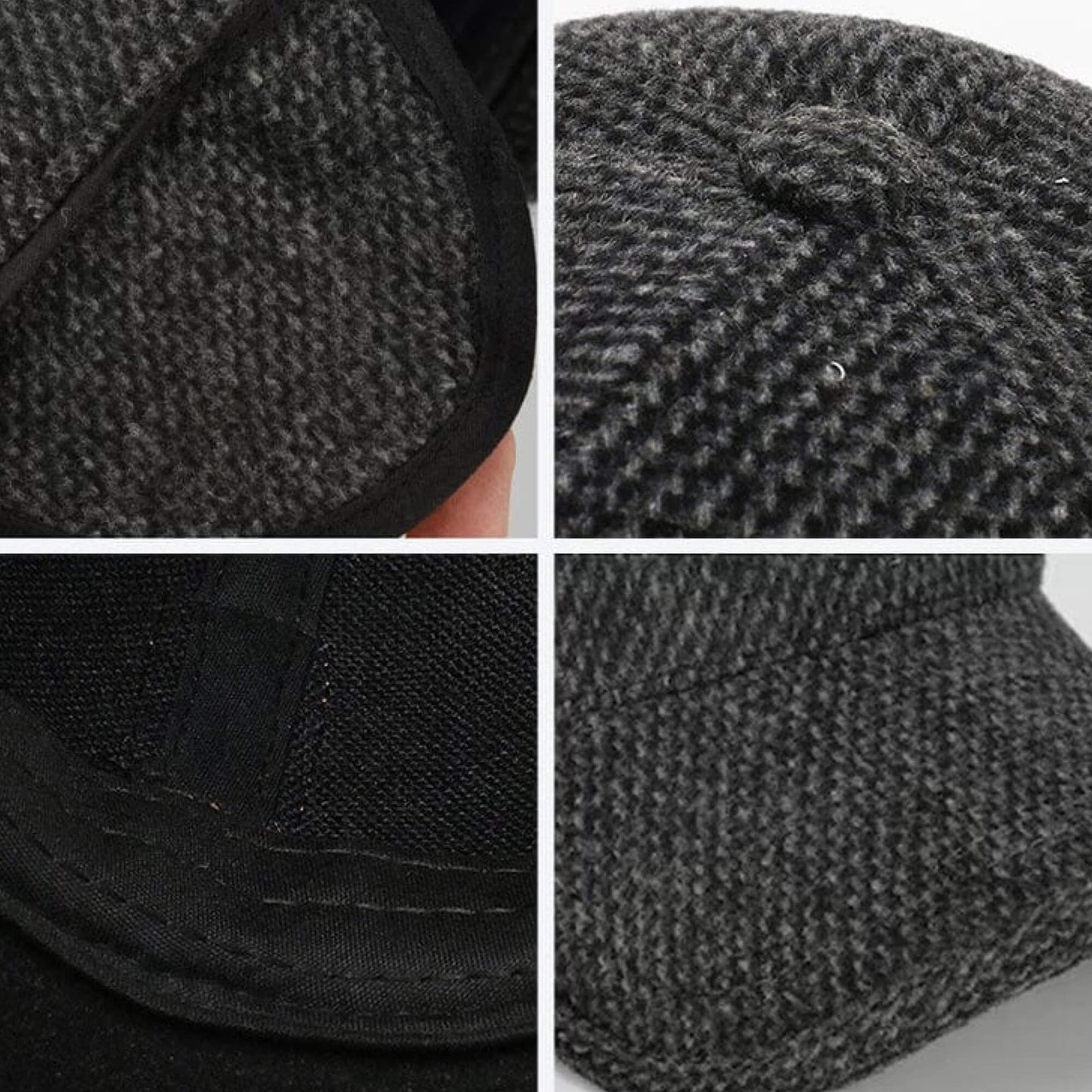 Warme Winter-Baseballmütze mit Ohrenschützern
