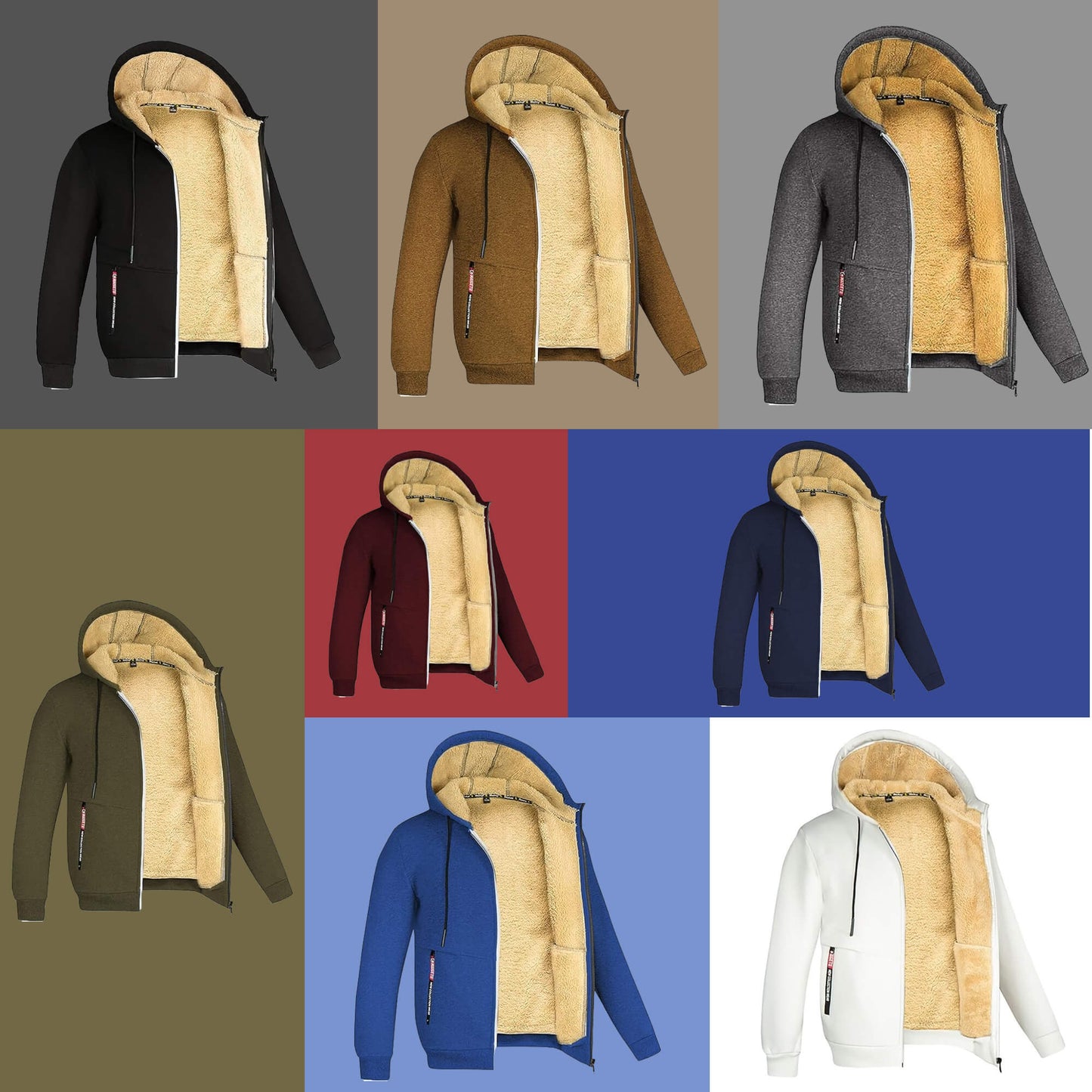 Lässige Winterjacke mit Kapuze - Bleiben Sie warm mit Stil!
