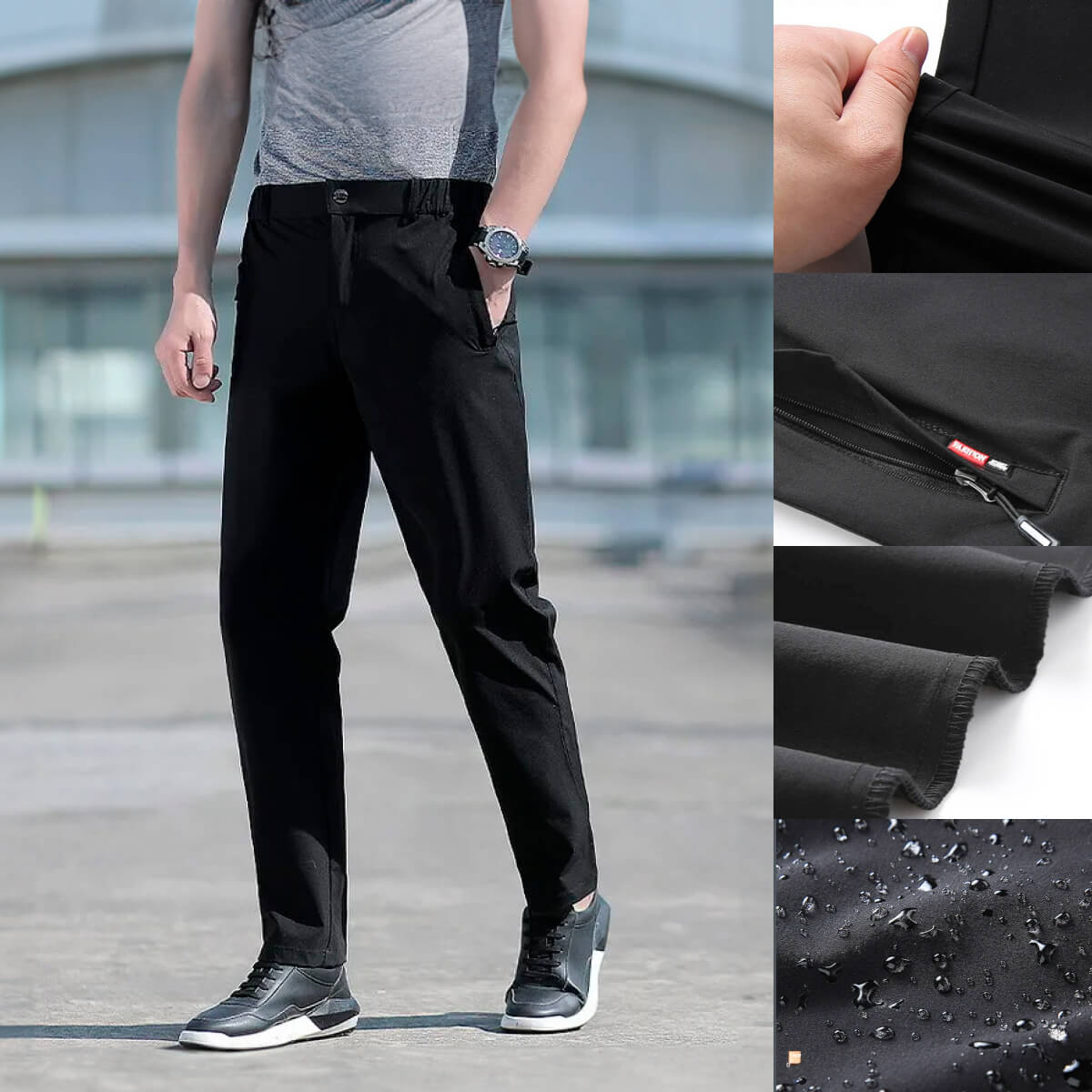 Herrenhose aus Ice Silk in Übergröße: Ultimativer Komfort