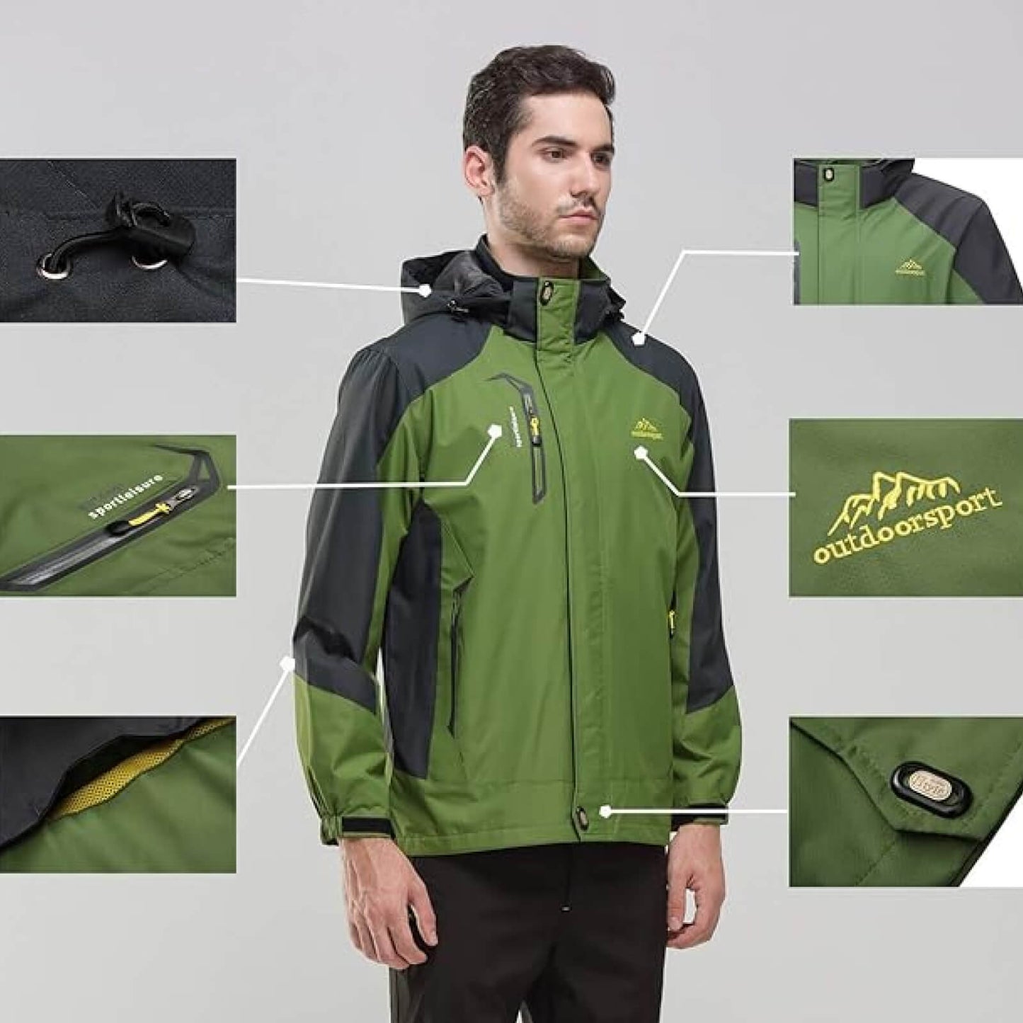 Wasserdichte Wanderjacke